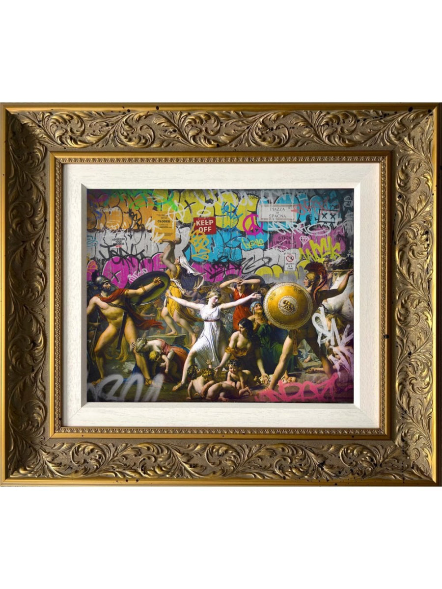 Graffiti Intervention (Pop-Neo Classical Collection)