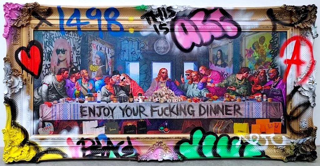 Enjoy Your Fu**Ing Dinner (Da Vinci's Last Supper)