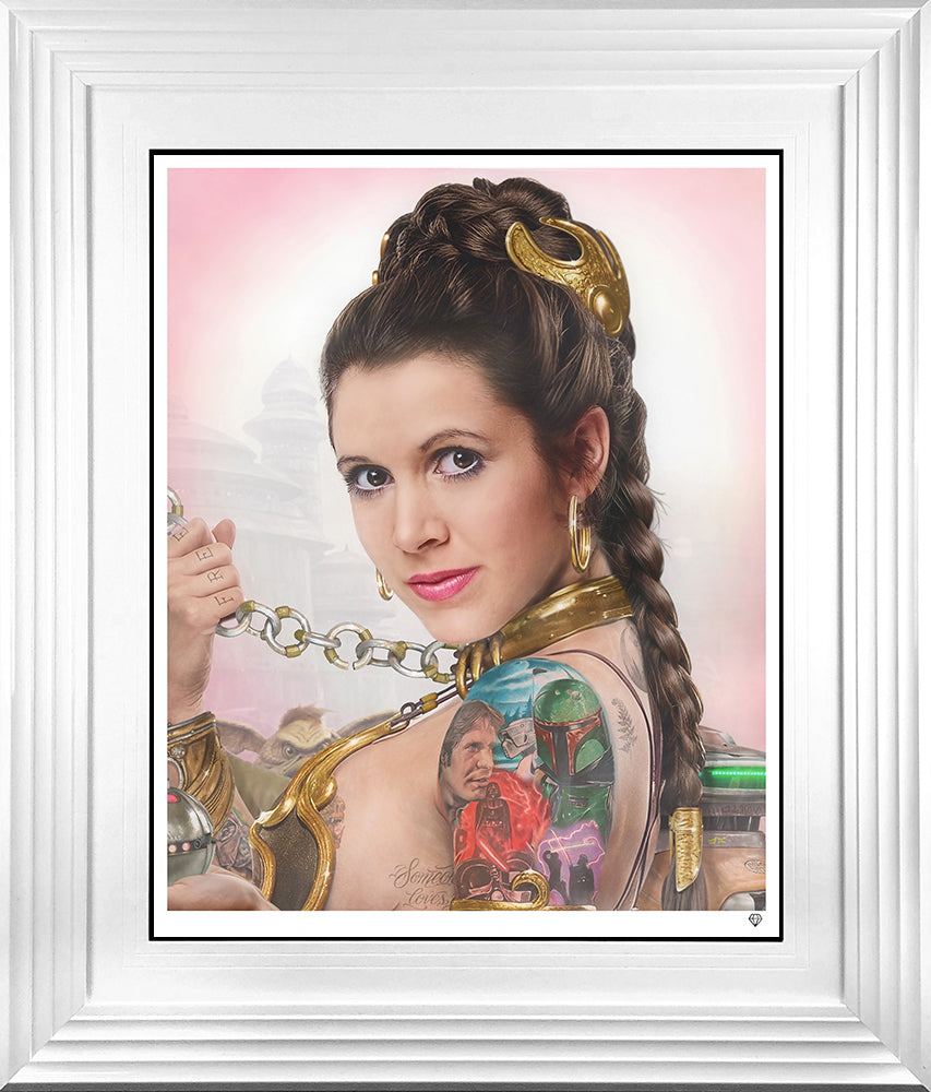 Slave Leia Tattoo (Star Wars Tattoo Portrait)