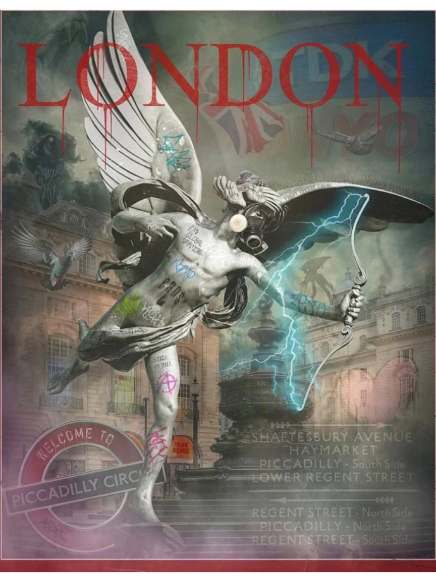 Eros (Hand Embellished Metallic Foil Special Edition)
