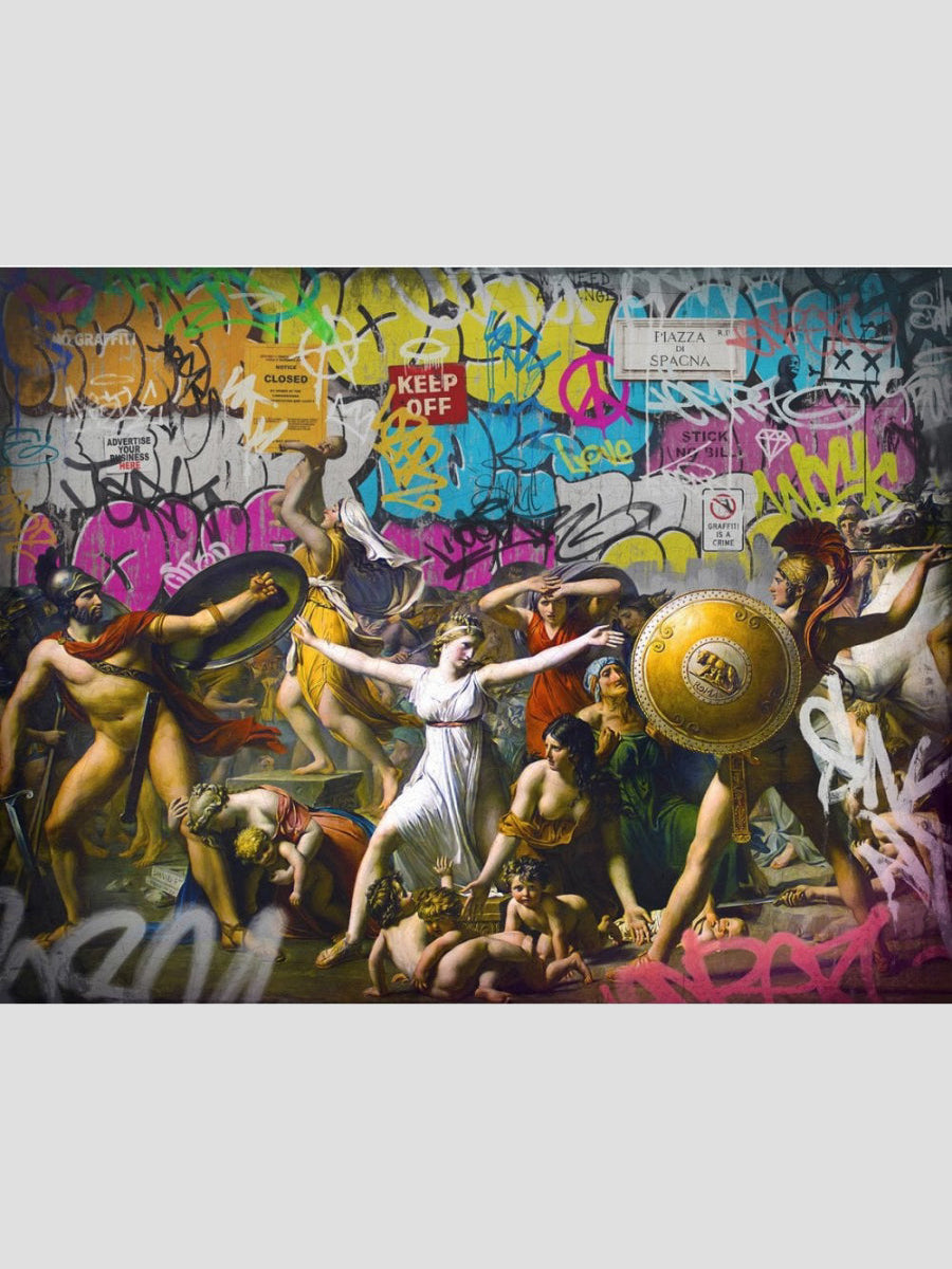 Graffiti Intervention (Pop-Neo Classical Collection)