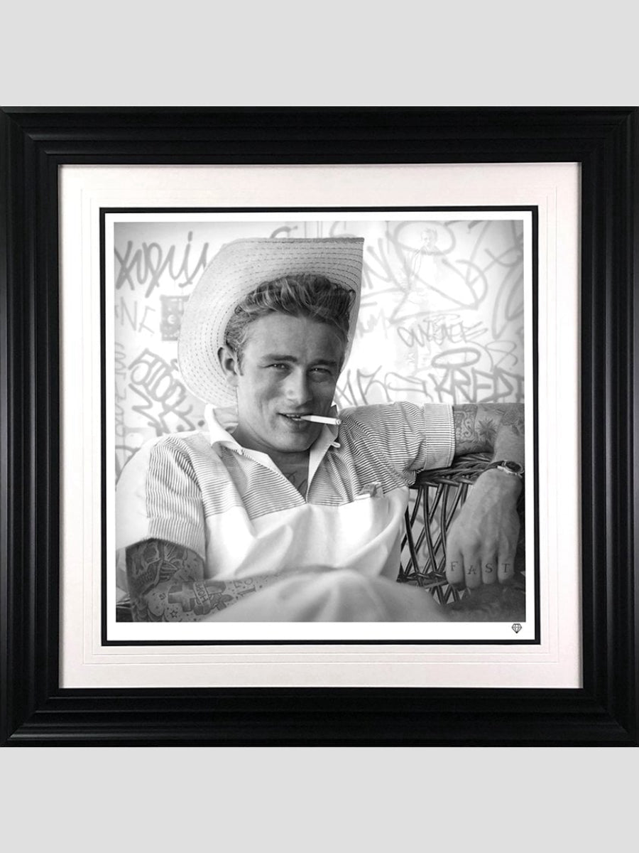 Smoking Gun James Dean, (Black & White)
