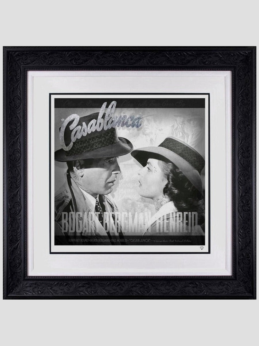 Casablanca (Blk/Wht - Hand Embellished Platinum Metallic Special Editions)