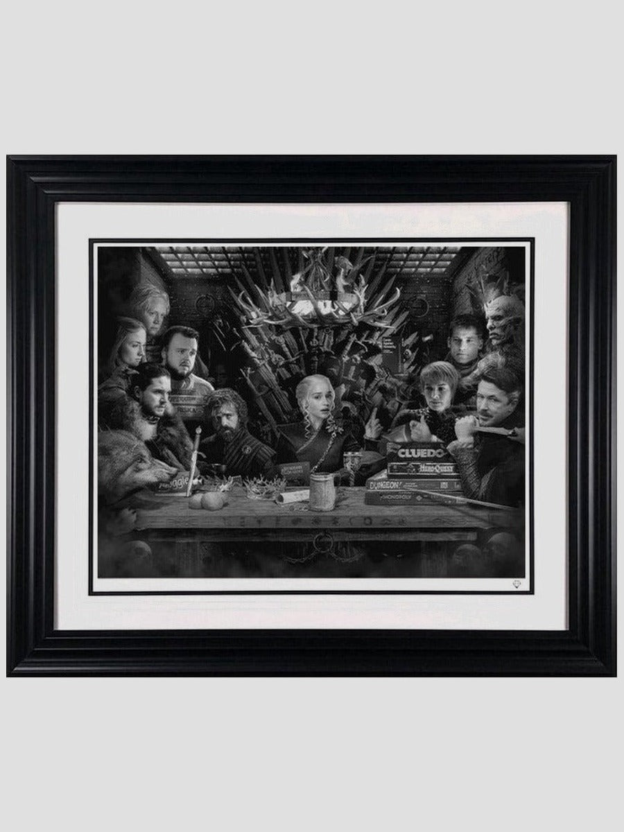 Board Game of Thrones (B&W)