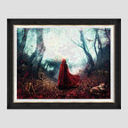 'Fight or Flight' - Little Red Riding Hood (Premium Canvas Edition)