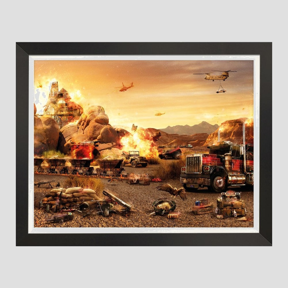 'Cash My Gold SUKKA' The A-Team - (Premium Canvas Edition)