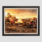'Cash My Gold SUKKA' The A-Team - (Premium Canvas Edition)