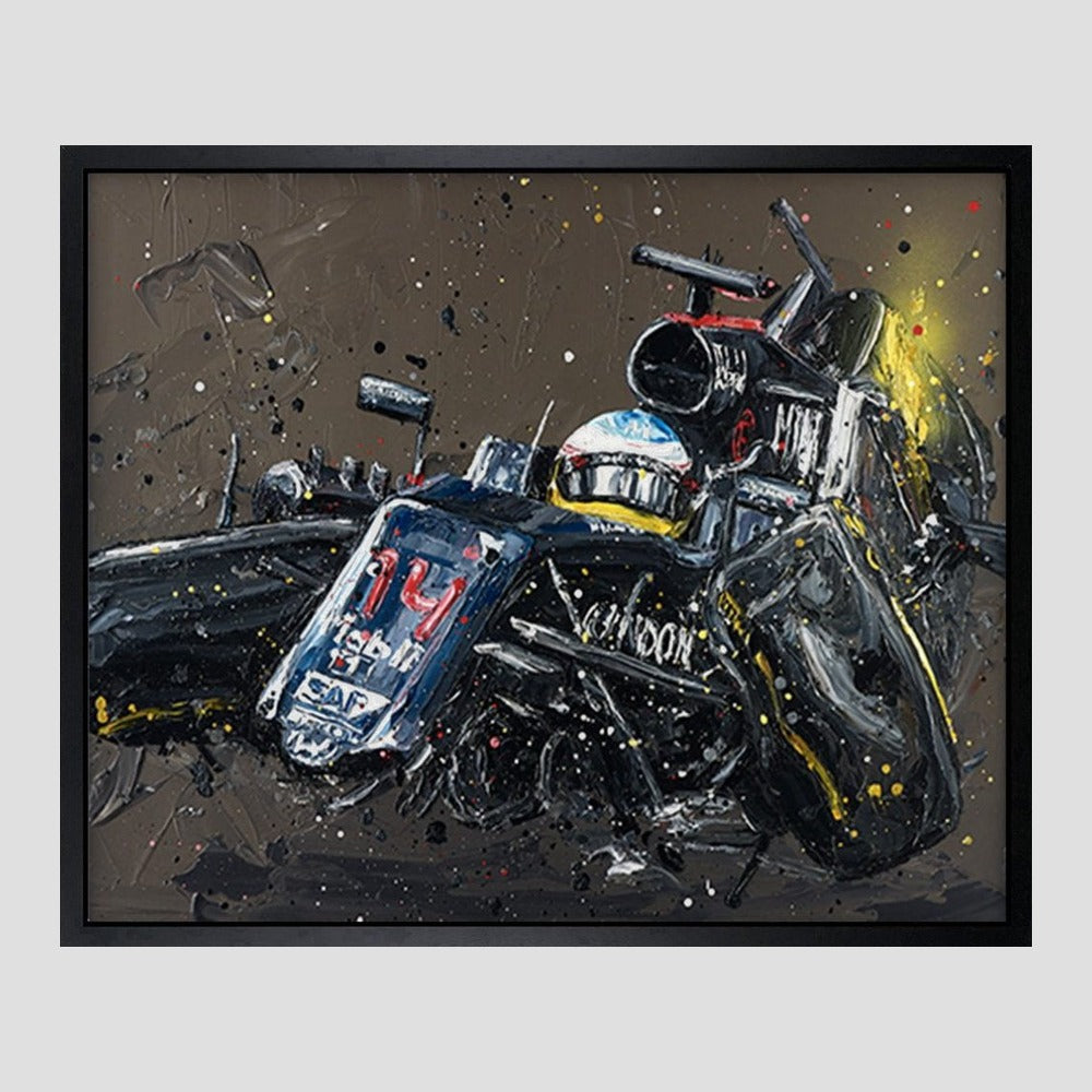 Alonso Crash
