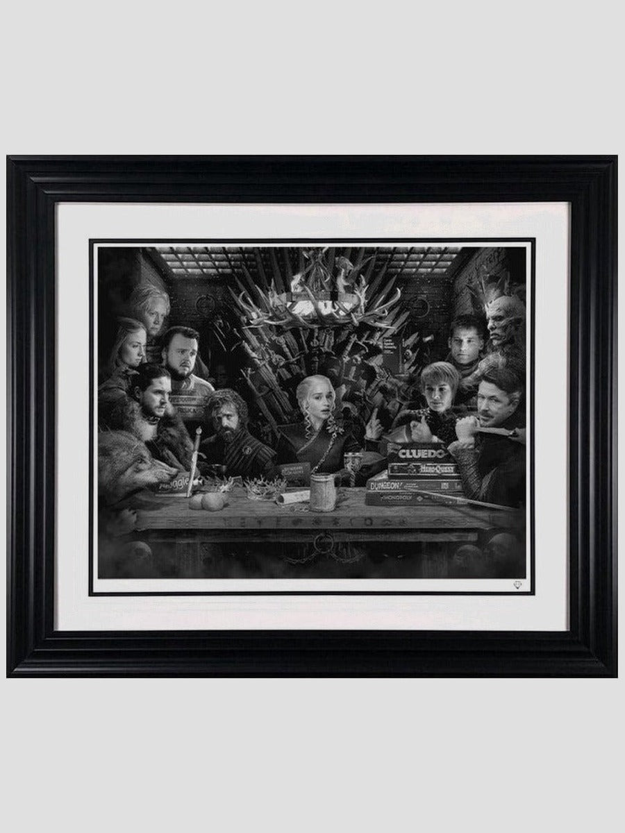 Board Game of Thrones (B&W)
