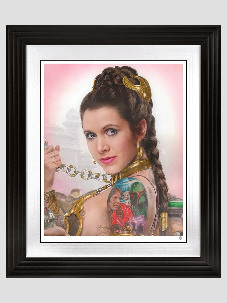 Slave Leia Tattoo (Star Wars Tattoo Portrait)