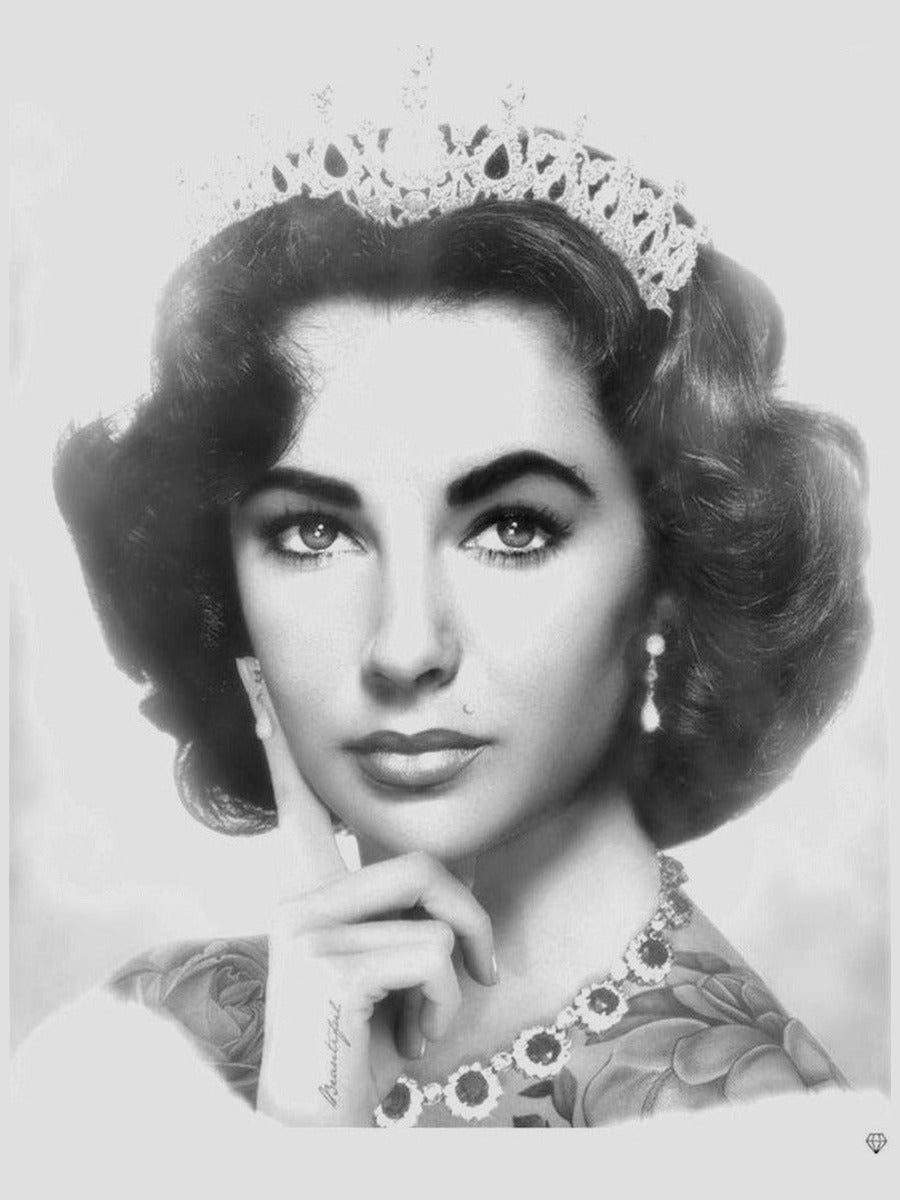 Elizabeth Taylor (Black & White)