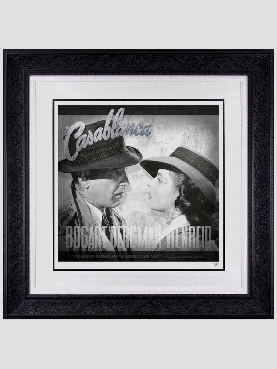 Casablanca (Blk/Wht - Hand Embellished Platinum Metallic Special Editions)