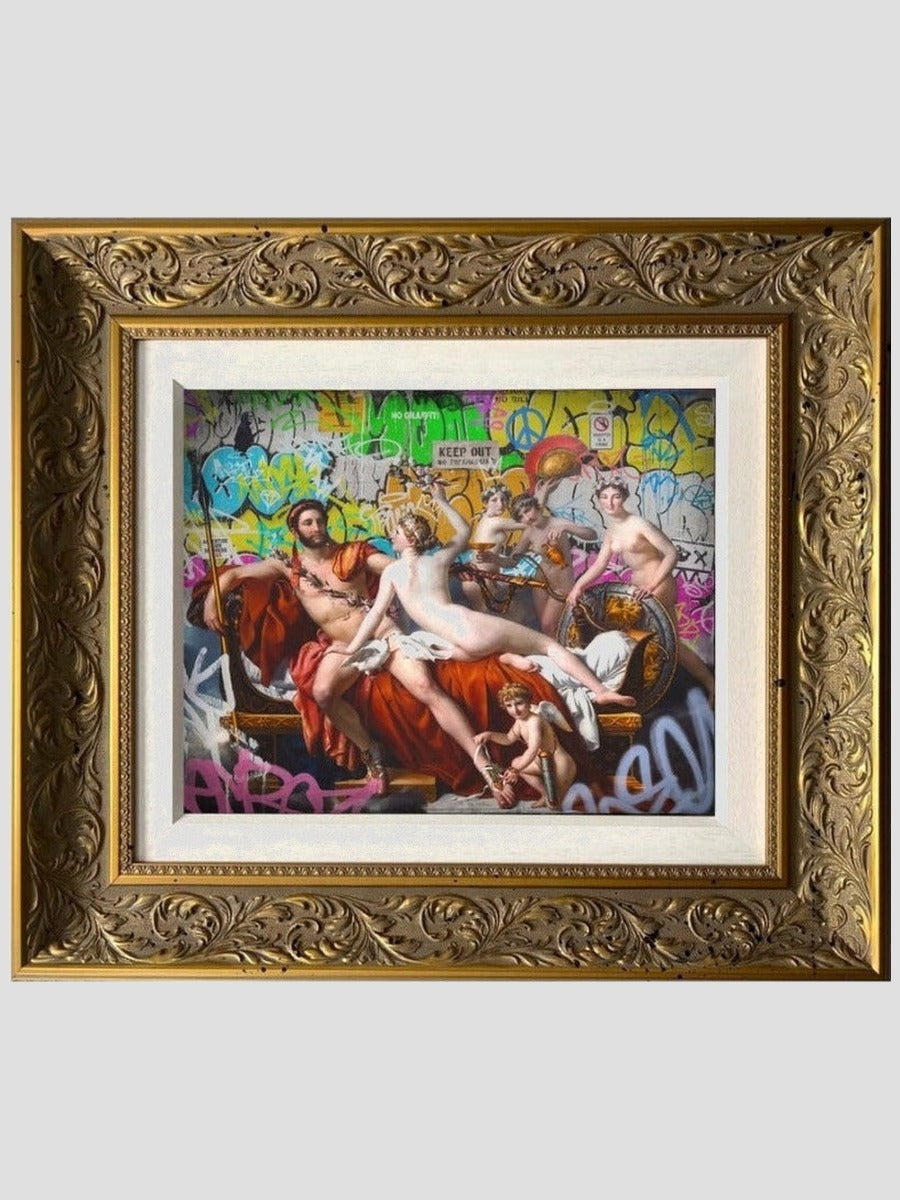 Mars Being Graffiti'd By Venus (Pop-Neo Classical Collection)