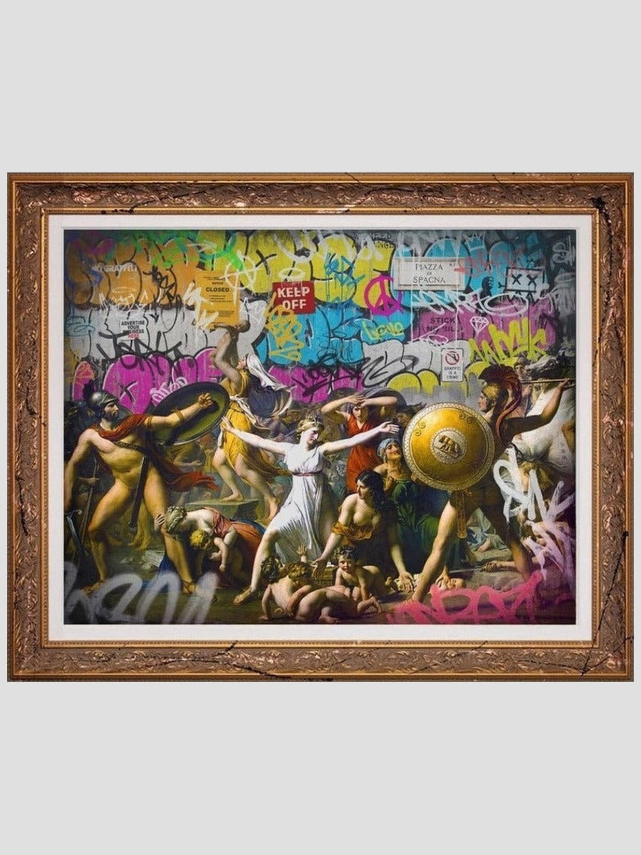 Graffiti Intervention (Pop-Neo Classical Collection)
